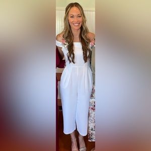 BCBGeneration white jumpsuit